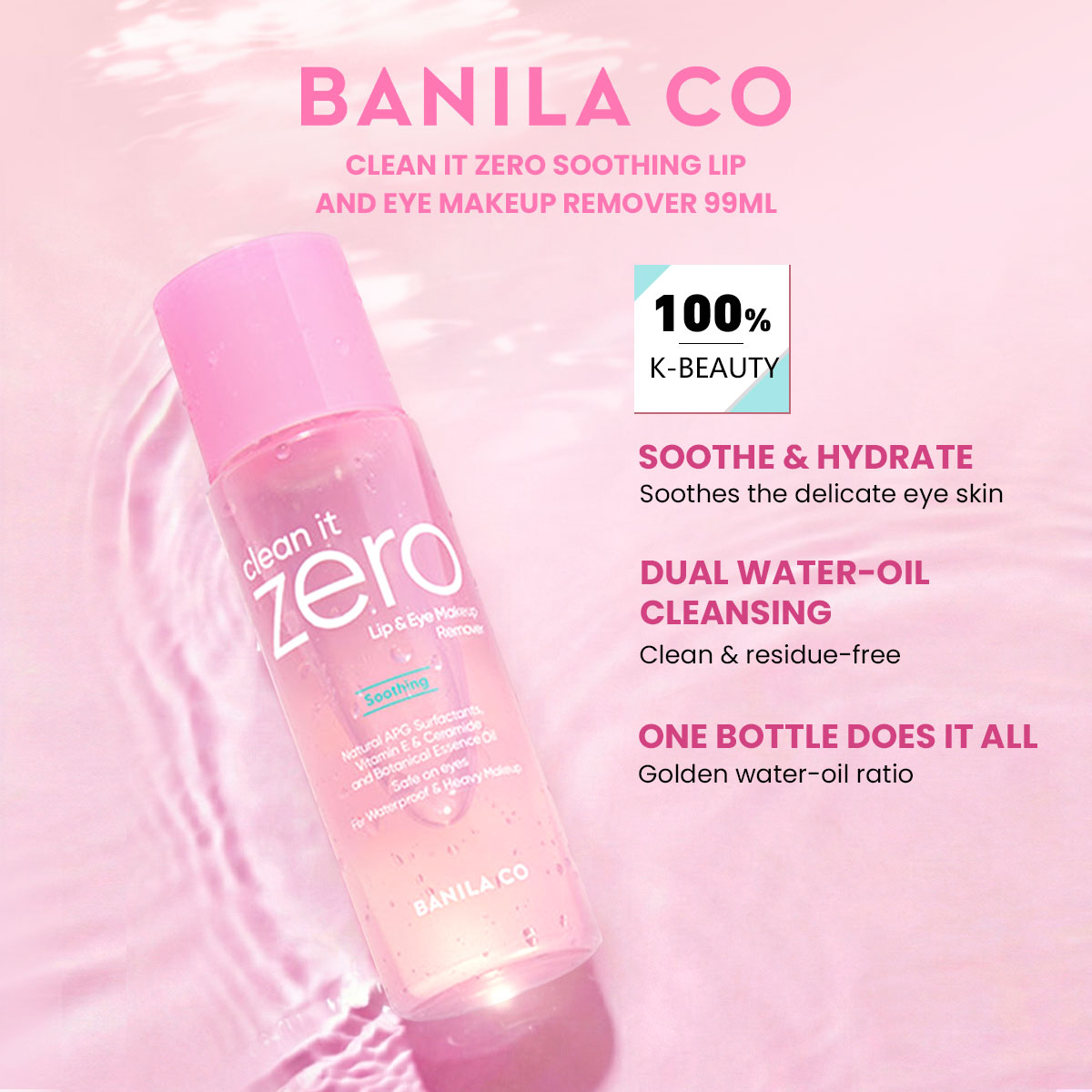 Beauty Makeup Wholesale - BANILA CO คลีน อิท ซีโร่ ซูทติ้ง
