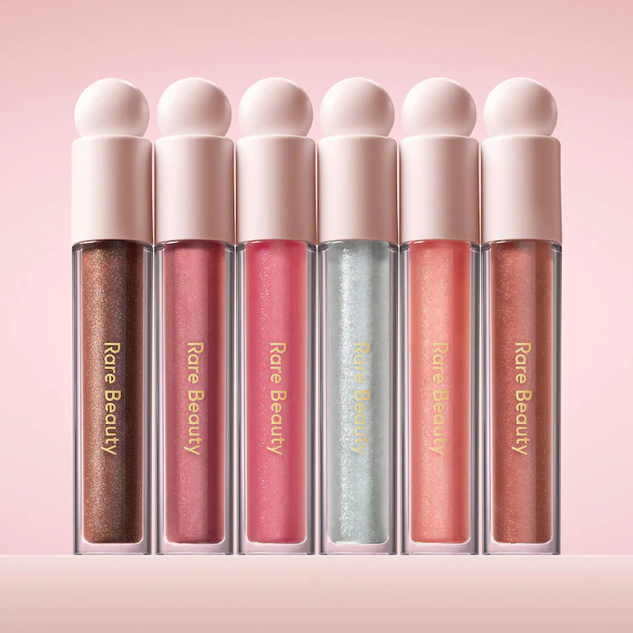Rare Beauty Makeup Highlighter - แฟชั่นเรียร์บิวตี้ โพซิทีฟไลท์ ลิปกลอสเพิ่มความกระจ่างใส ติดทนนาน ให้ความชุ่มชื้น ไฮไลท์เตอร์แบบน้ำ