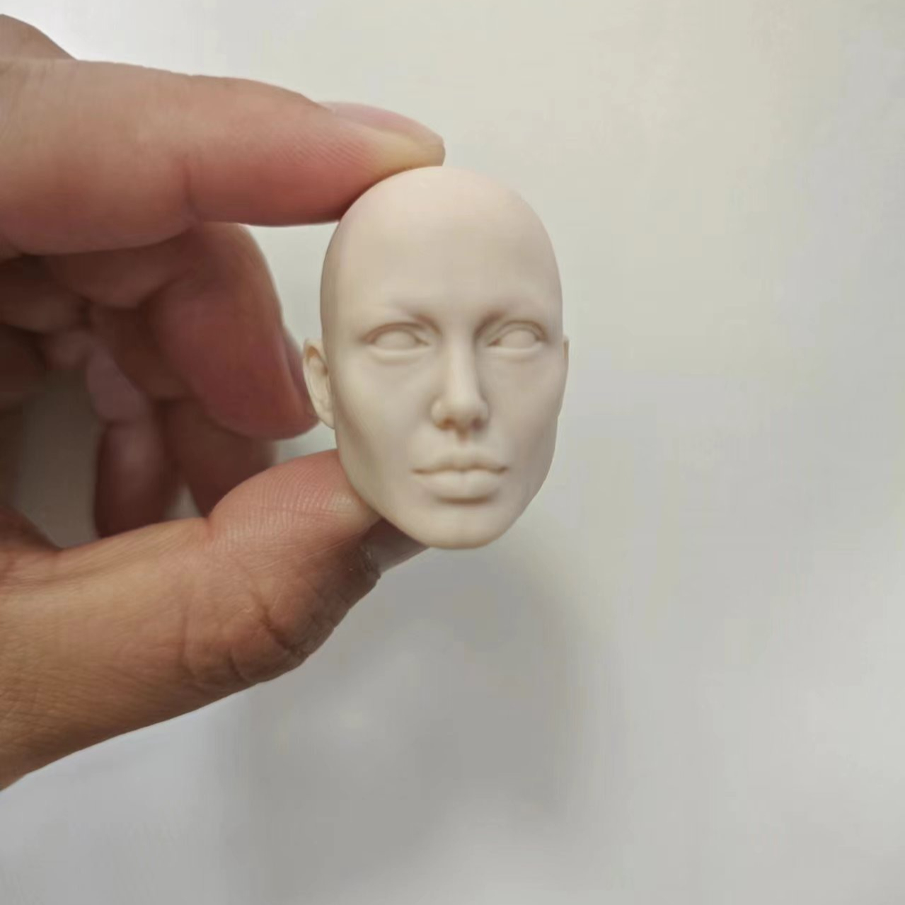 Beauty Makeup Edit - 1/6 Scale Unpainted ยุโรปความงามหัว Sculpt Nude