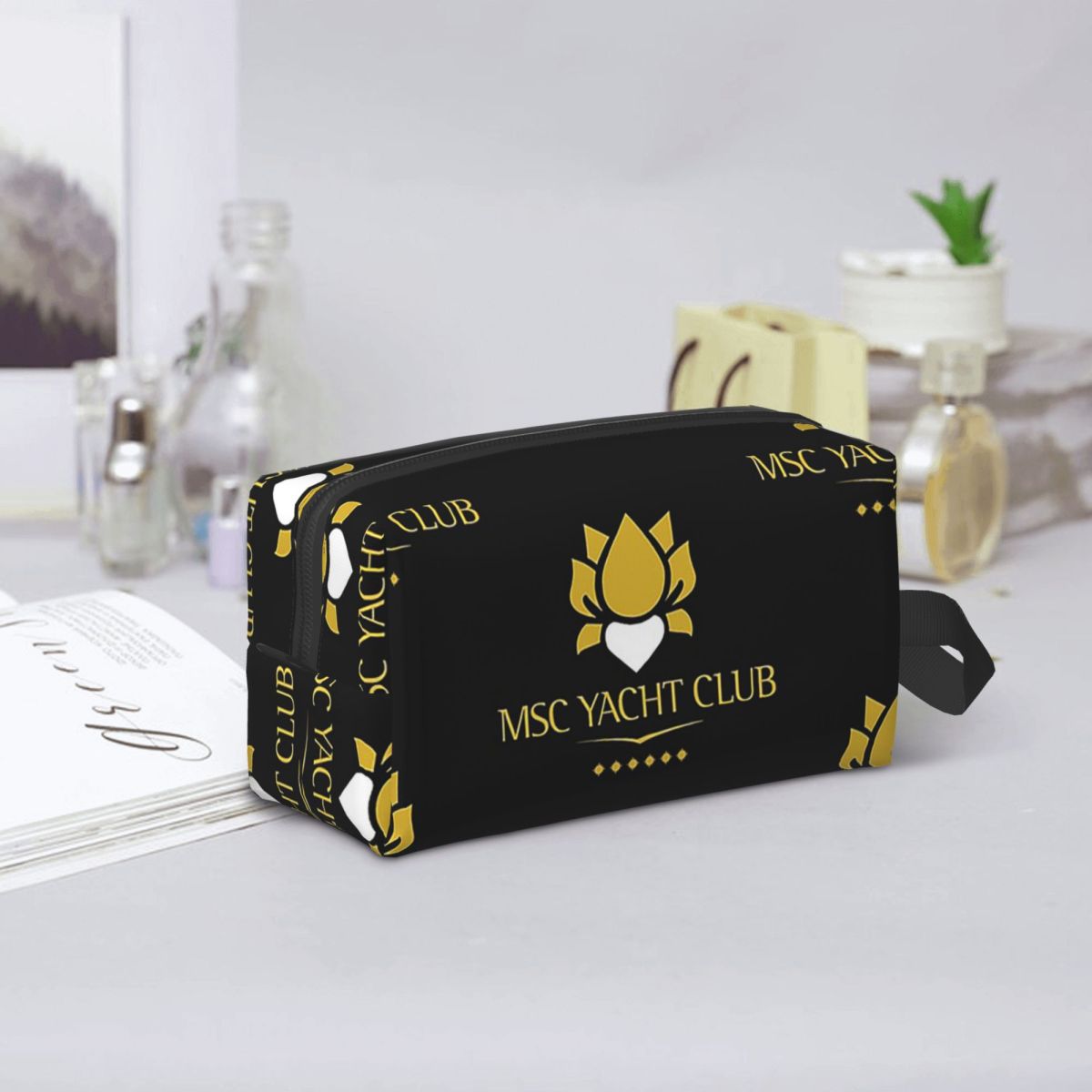 Beauty Makeup Logo Design - MSC ยอร์ชคลับโลโก้ดีไซน์ แคป เมคอัพ แบ็ก กระเป๋าใส่เครื่องสำอาง