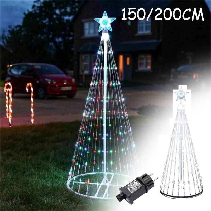 Led Ring Light - ไฟ LED คริสมาสต์ประดับหลอดไฟประดับแบบสาย LED วงแหวนโลหะสำหรับตกแต่งกลางแจ้งใช้ในบ้าน