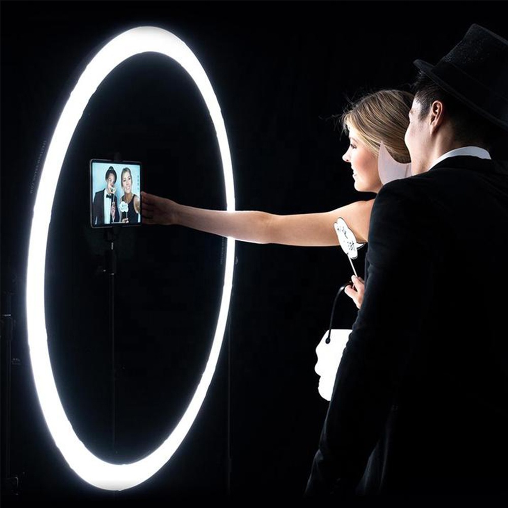 Led Ring Light - ไฟวงแหวน LED 120W ควบคุมด้วยสาย สำหรับถ่ายวิดีโอในสตูดิโอ แสงถ่ายภาพประสิทธิภาพสูง