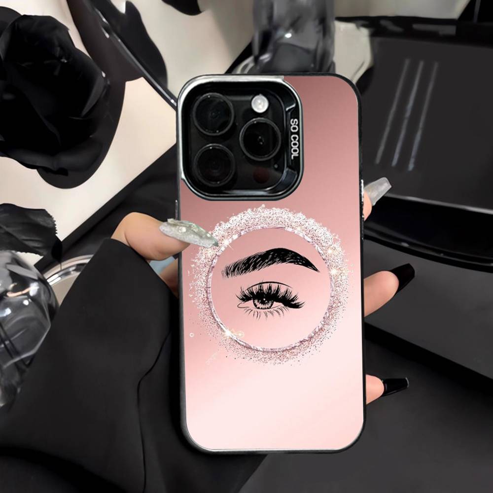 Makeup Is Beauty Quotes - เคสโทรศัพท์ลายแต่งหน้า ขนตา และคิ้ว สำหรับ iPhone 17
