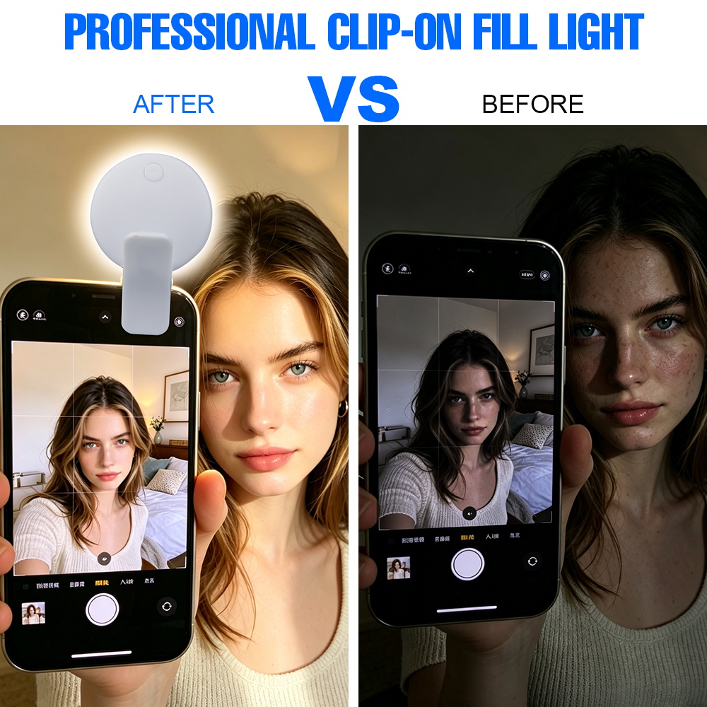 ไฟเซลฟี่แบบหนีบพกพา ปรับความสว - Led Ring Light บทวิจารณ์และราคา