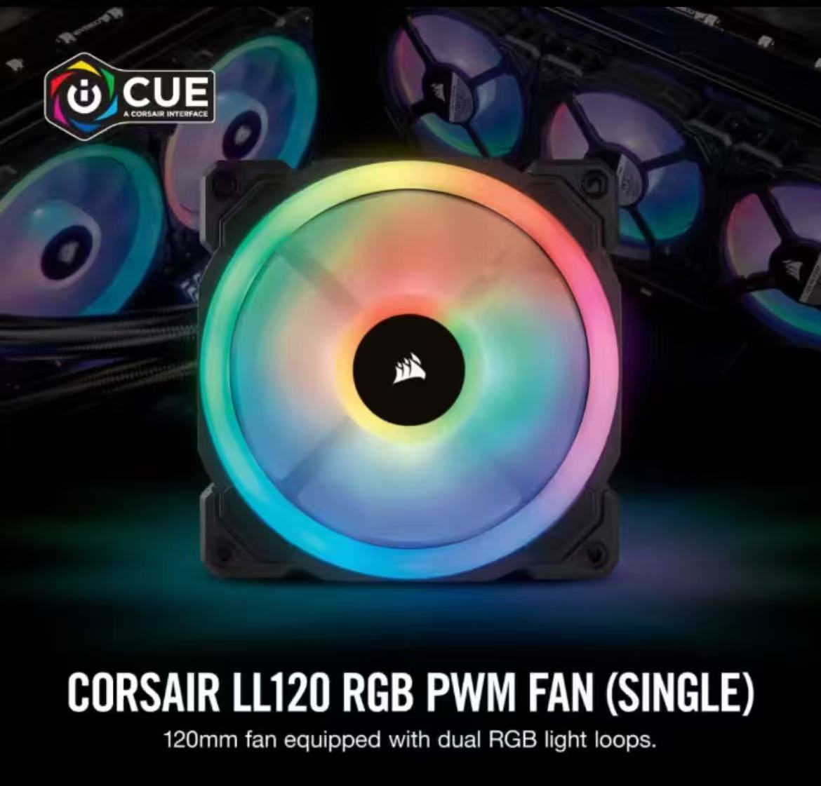พัดลมคอมพิวเตอร์ CORSAIR LL120 - Led Ring Light บทวิจารณ์และราคา