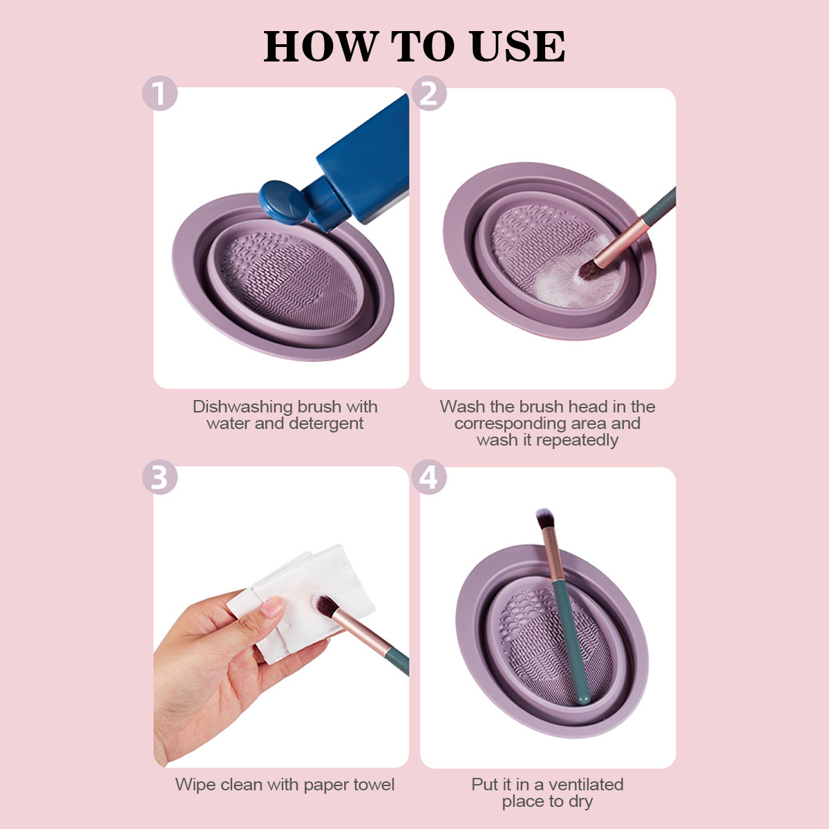 แปรงแต่งหน้าซิลิโคน ชามทำความส - Beauty Makeup Wholesale บทวิจารณ์และราคา