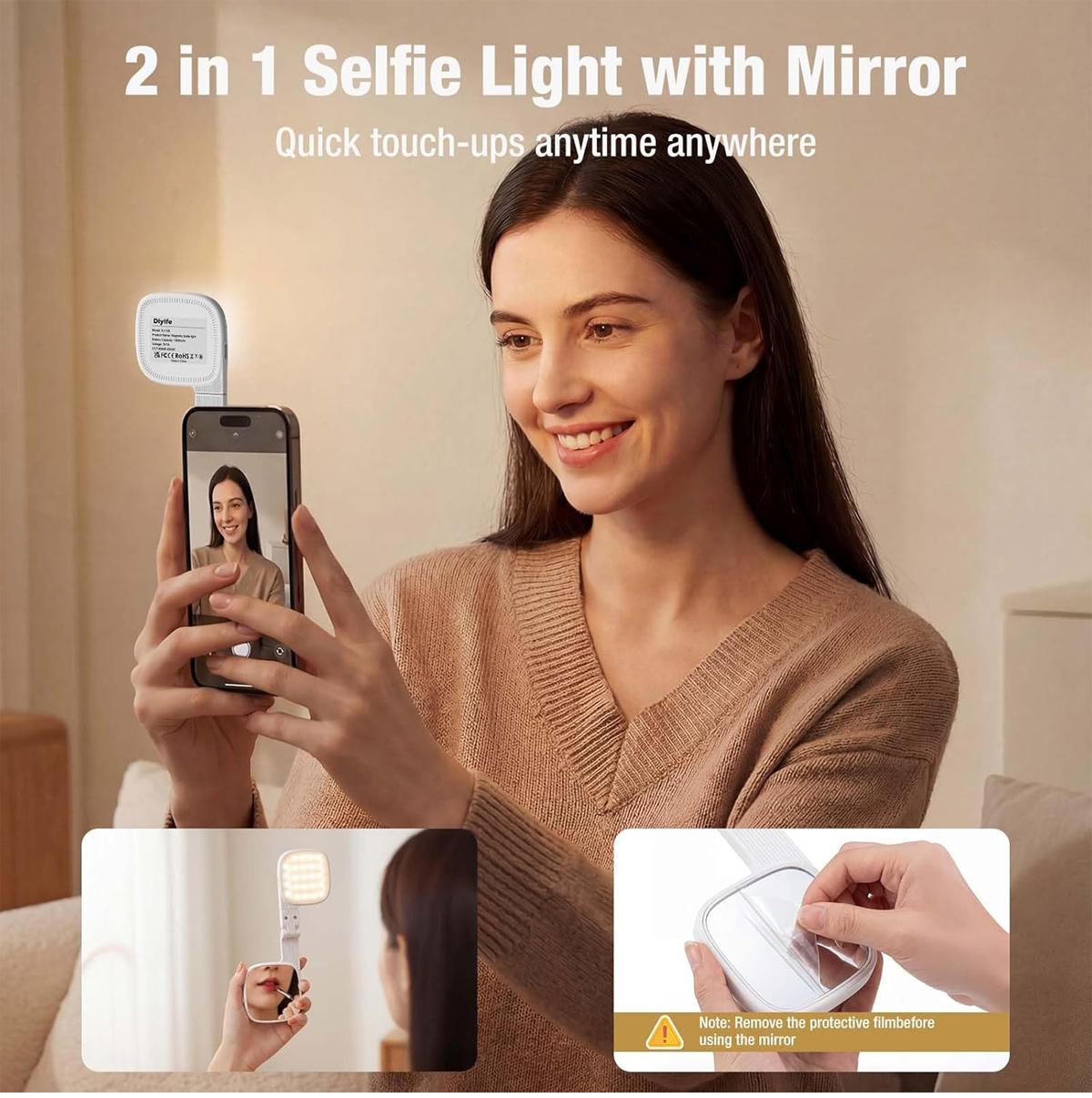 พับได้หรี่แสงเติมไฟไร้สายแบบพก - Led Ring Light บทวิจารณ์และราคา