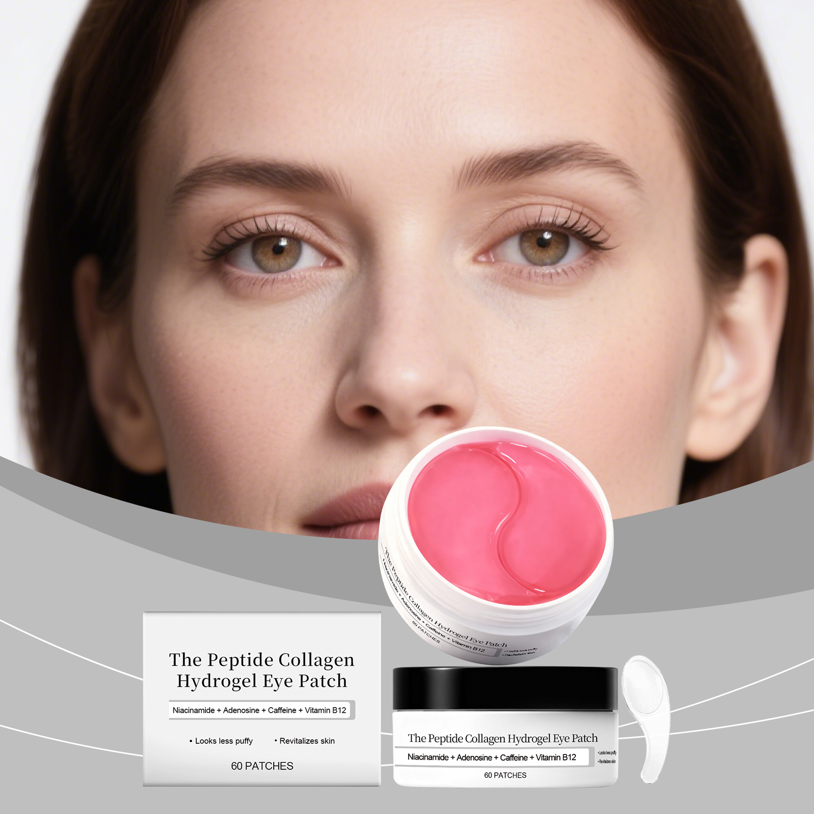 แผ่นมาส์กใต้ตาคอลลาเจนเปปไทด์  - Collagen Eye Patch บทวิจารณ์และราคา