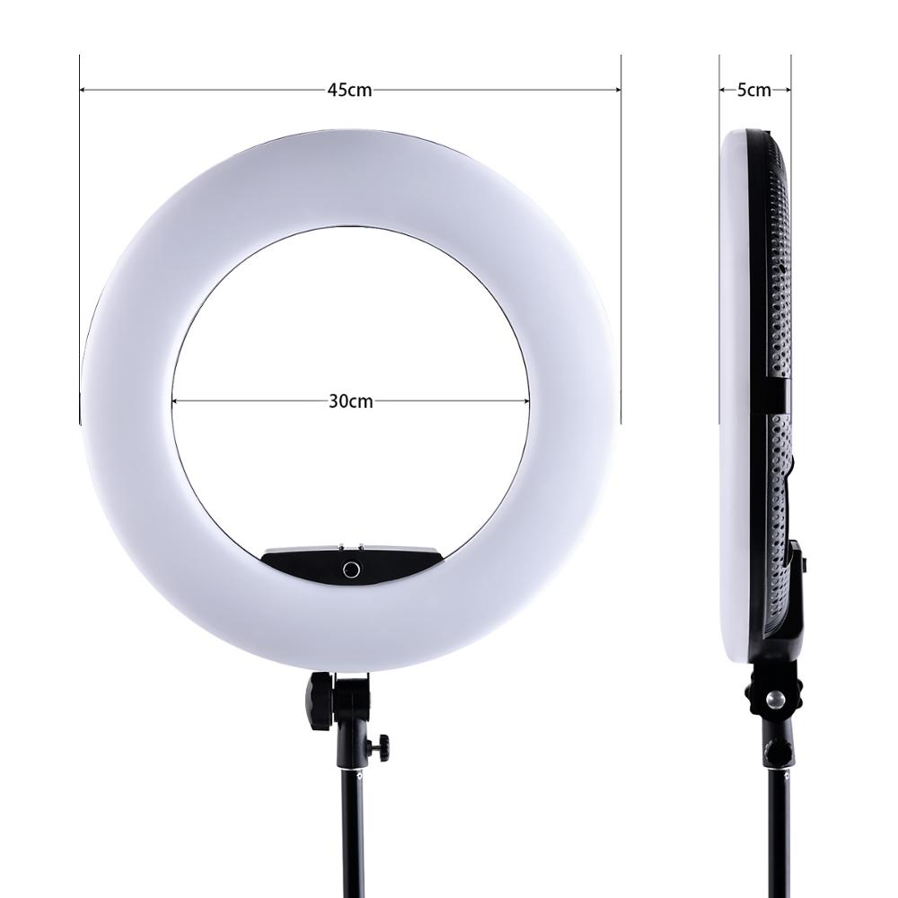 ไฟวงแหวน LED ขนาด 18 นิ้ว สำหร - Led Ring Light บทวิจารณ์และราคา