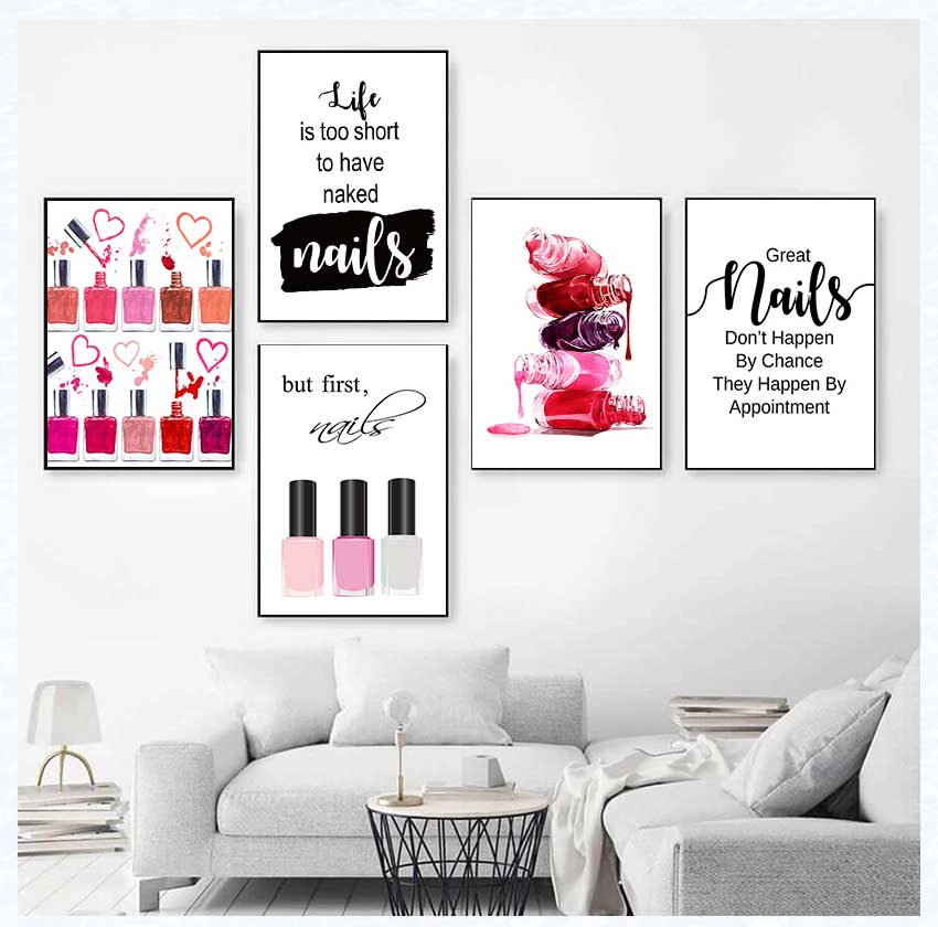 โปสเตอร์ศิลปะและภาพพิมพ์ ของขว - Makeup Is Beauty Quotes บทวิจารณ์และราคา