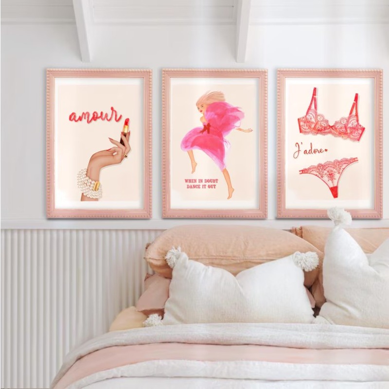 Retro Glam แฟชั่นนิตยสารโปสเตอ - Makeup Is Beauty Quotes บทวิจารณ์และราคา