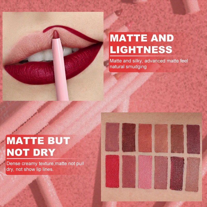 6 ชิ้น/เซ็ต ชุดปากกาเขียนขอบปา - X Beauty Makeup บทวิจารณ์และราคา