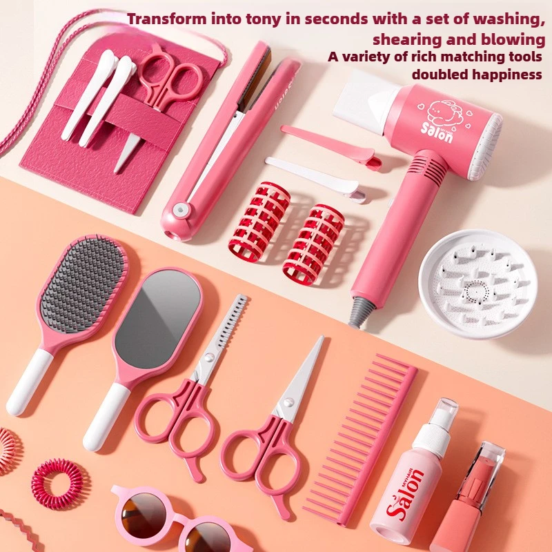 สาวร้านเสริมสวยชุดเด็กผมความงา - Beauty Makeup Tools Set บทวิจารณ์และราคา