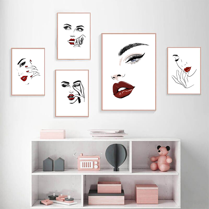 Nordic แฟชั่นแต่งหน้าโปสเตอร์พ - Makeup Is Beauty Quotes บทวิจารณ์และราคา