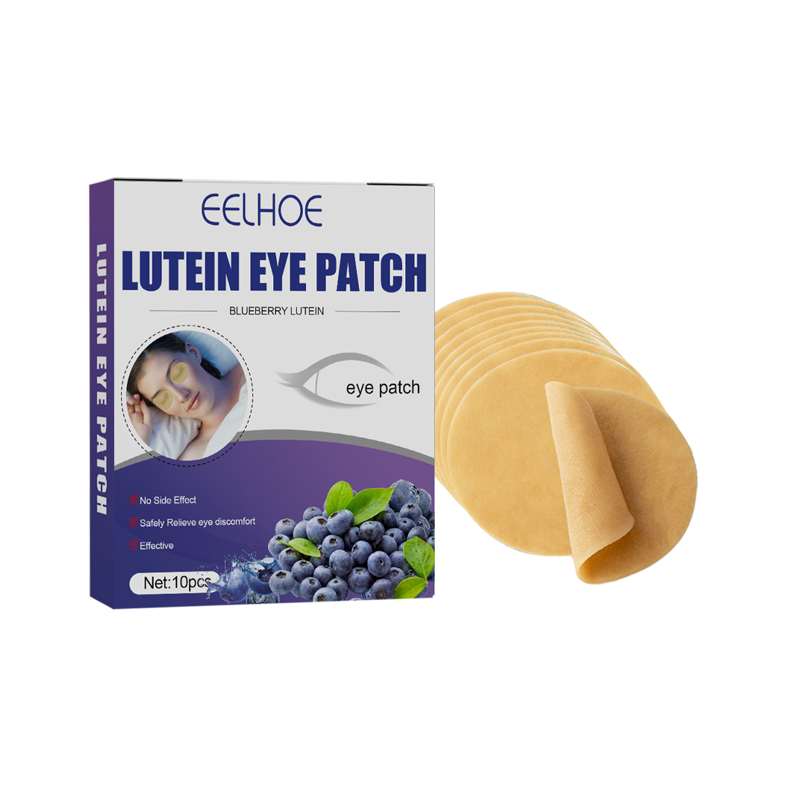 EELHOE บลูเบอร์รี่ Lutein EYE  - Collagen Eye Patch บทวิจารณ์และราคา
