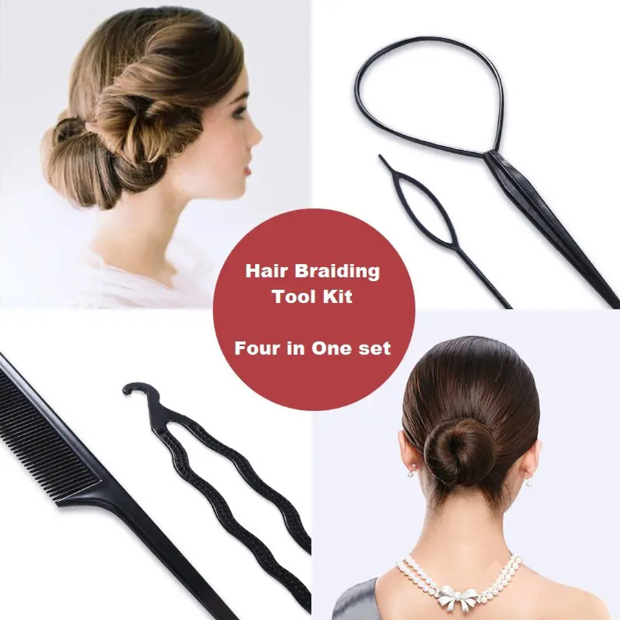 Elegant 4pcs ผม Braiding ชุดเค - Beauty Makeup Wholesale บทวิจารณ์และราคา