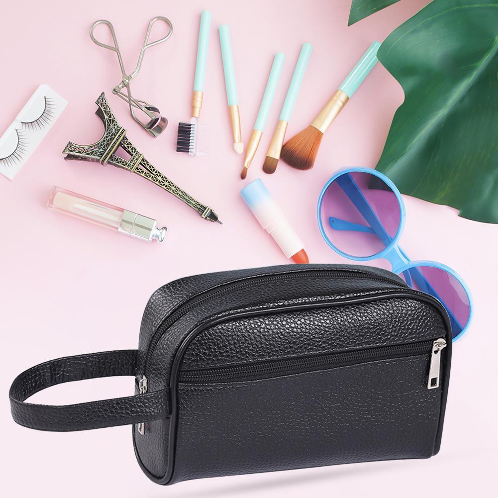 Travel Mens กระเป๋า PU หนังผู้ - Makeup Beauty Necessaire บทวิจารณ์และราคา