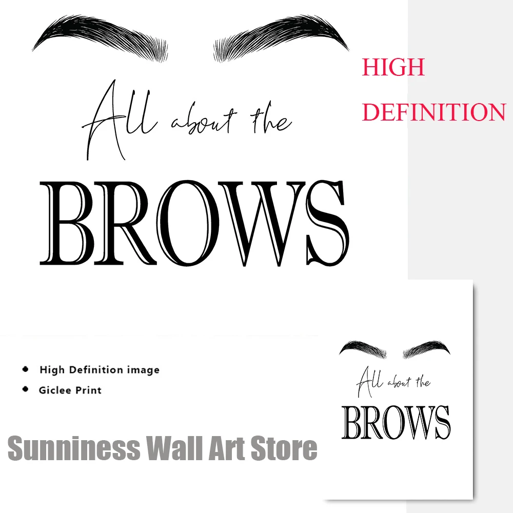 โปสเตอร์ศิลปะบนผนังสำหรับแต่งห - Makeup Is Beauty Quotes บทวิจารณ์และราคา
