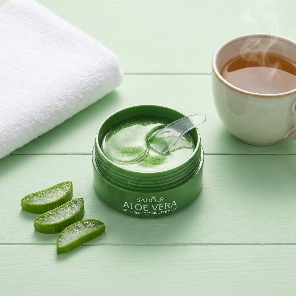 60 ชิ้น อโลเวร่า คอลลาเจน อาย  - Collagen Eye Patch บทวิจารณ์และราคา