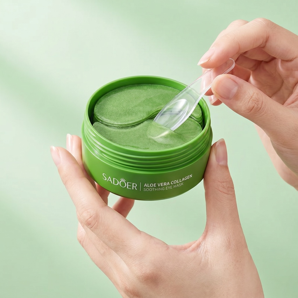 60 ชิ้น อโลเวร่า คอลลาเจน อาย  - Collagen Eye Patch บทวิจารณ์และราคา